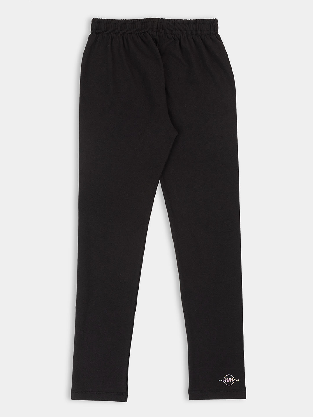 Stylish Blossoms: 4-Pack Solid Leggings for Girls