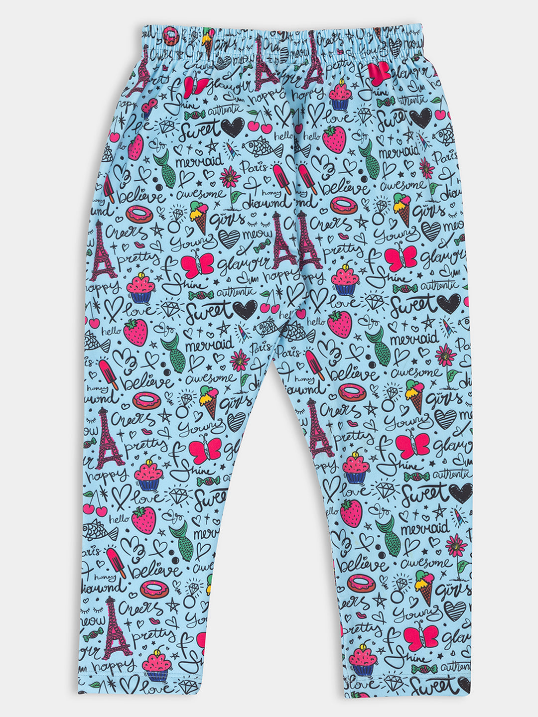 Black Color Kids Trackpants