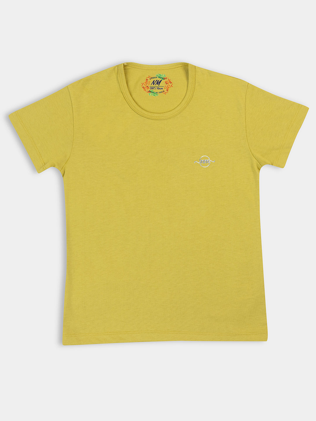 Adorable Girls' Half Sleeve Top 5-Combo: Solid Colors
