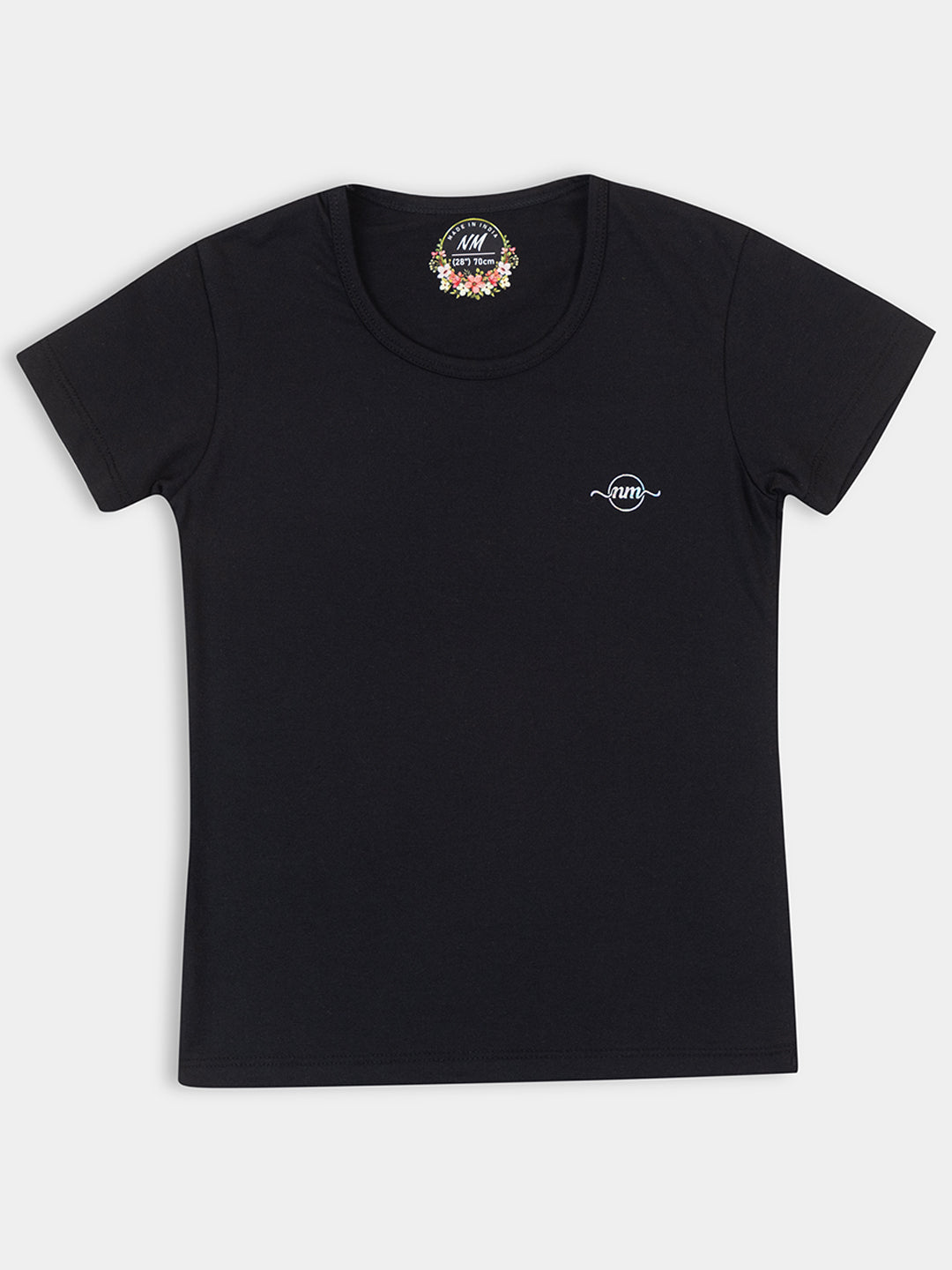 Adorable Girls' Half Sleeve Top 5-Combo: Solid Colors