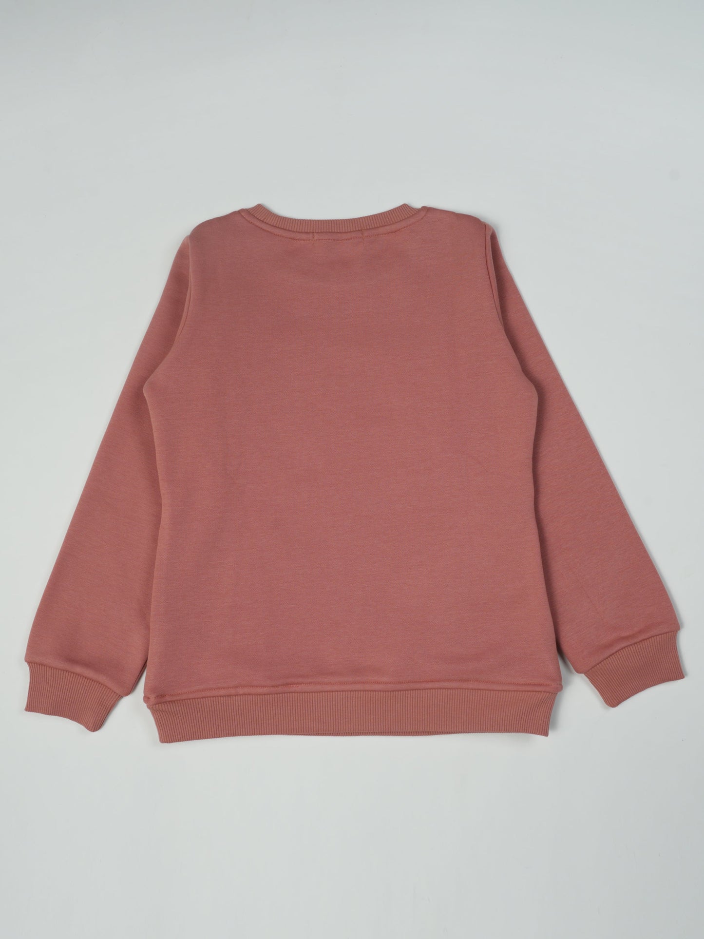 Pampolina Dusty Rose Sweatshirt with Small Logo Detail
