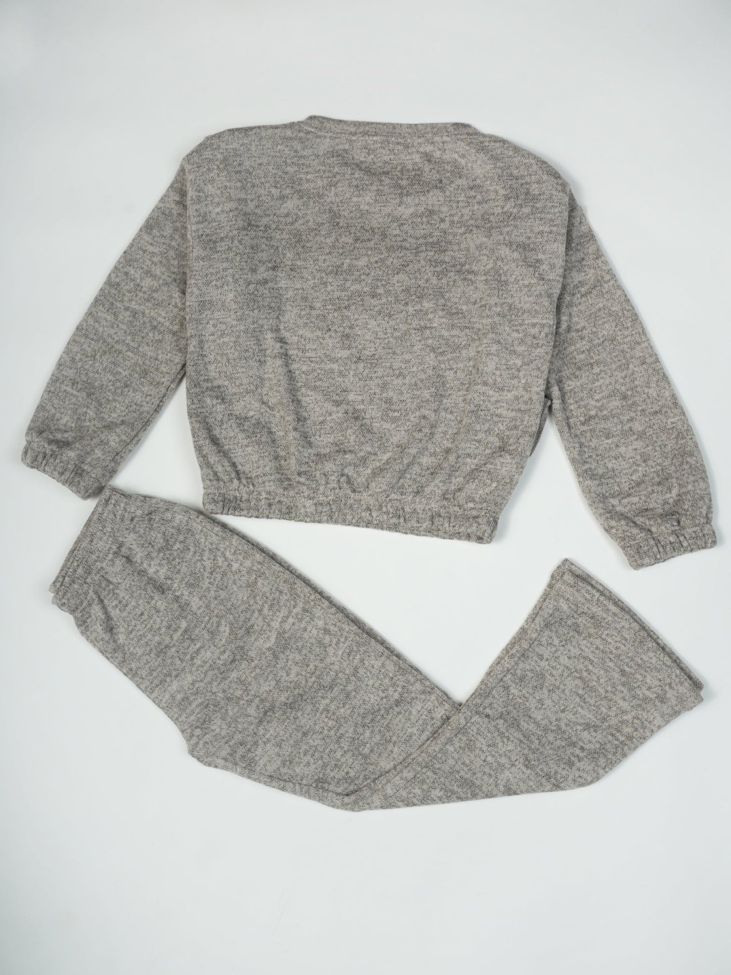 Pampolina Grey Co-ord with "Love" Applique and Ruffle Sleeves