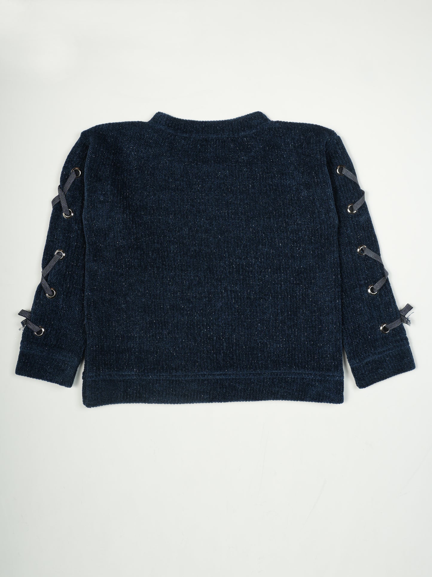 Pampolina Navy Glitter Sweatshirt with Unique "Love" Design
