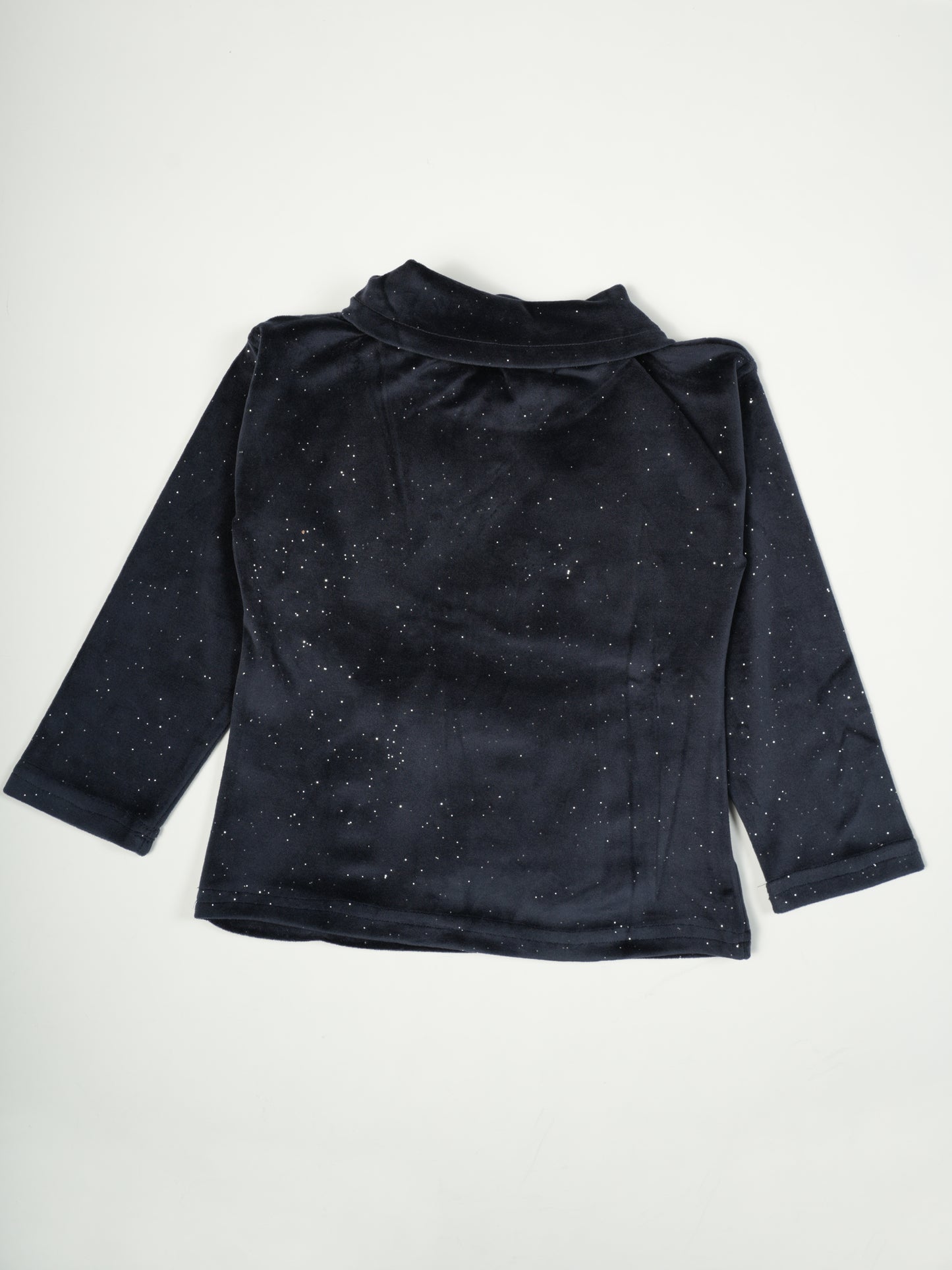 Pampolina Navy "Out to Dance"Sharing Top with Rhinestone Design and Bow