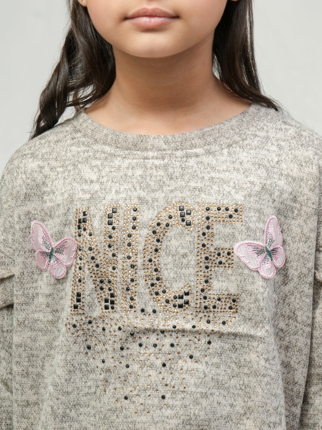 Pampolina Gray "Nice" Embellished Co-ord's