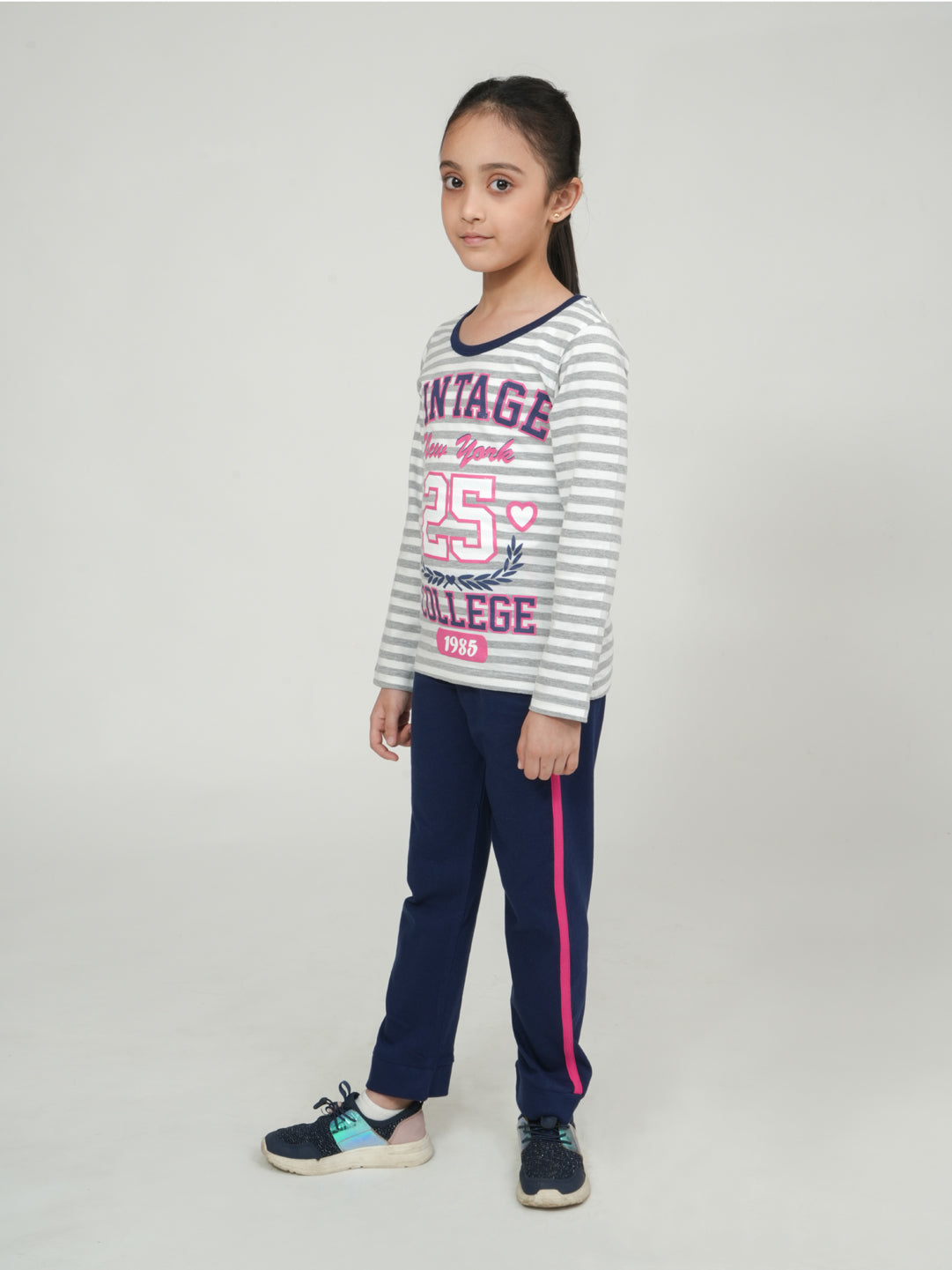 Pampolina Striped Graphic Co-ord's