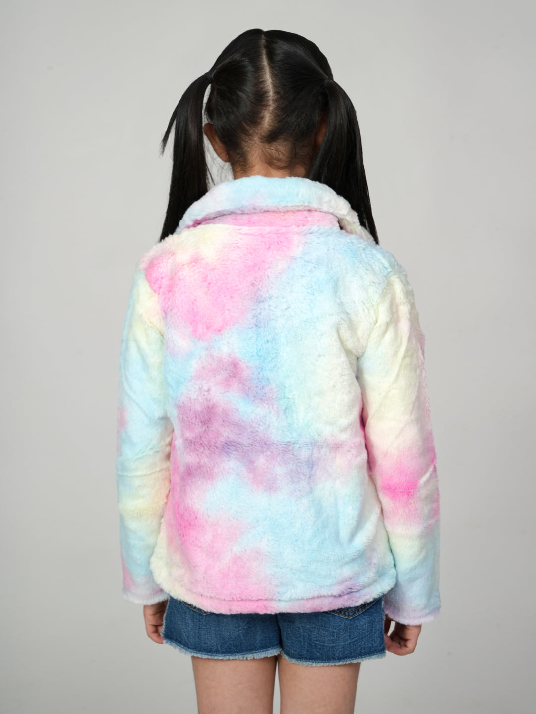 Pampolina Tie-Dye Faux Fur Cap