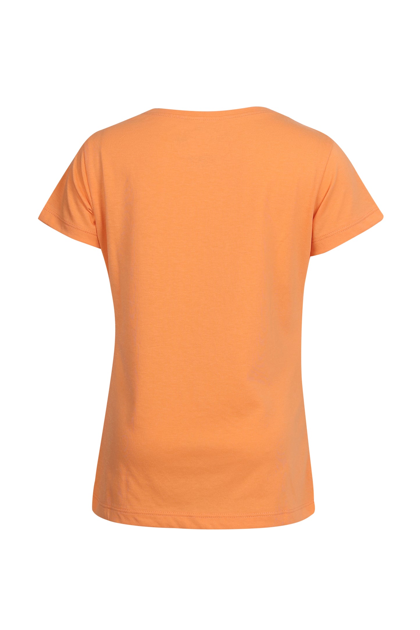 Pampolina Girls Sequence Printed Top- Orange