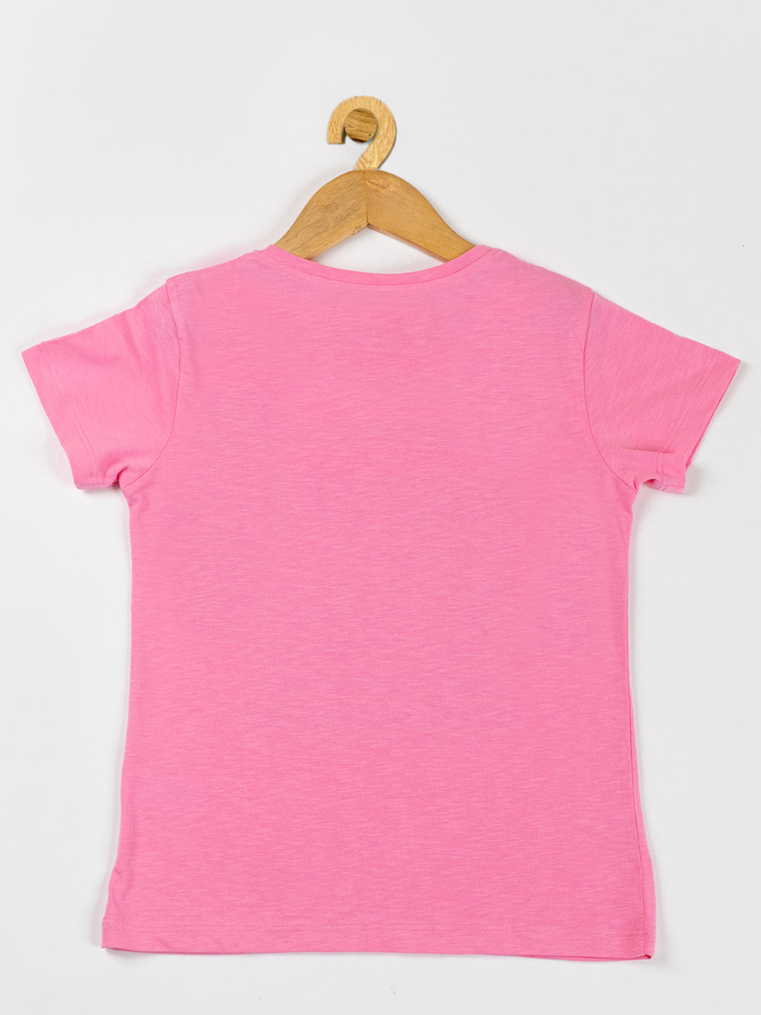 Pampolina Girls Sequin Printed Top -Pink