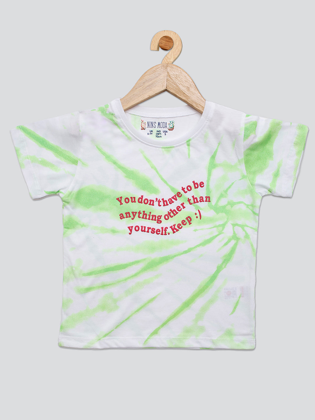 Pampolina Girls Printed Top- Green