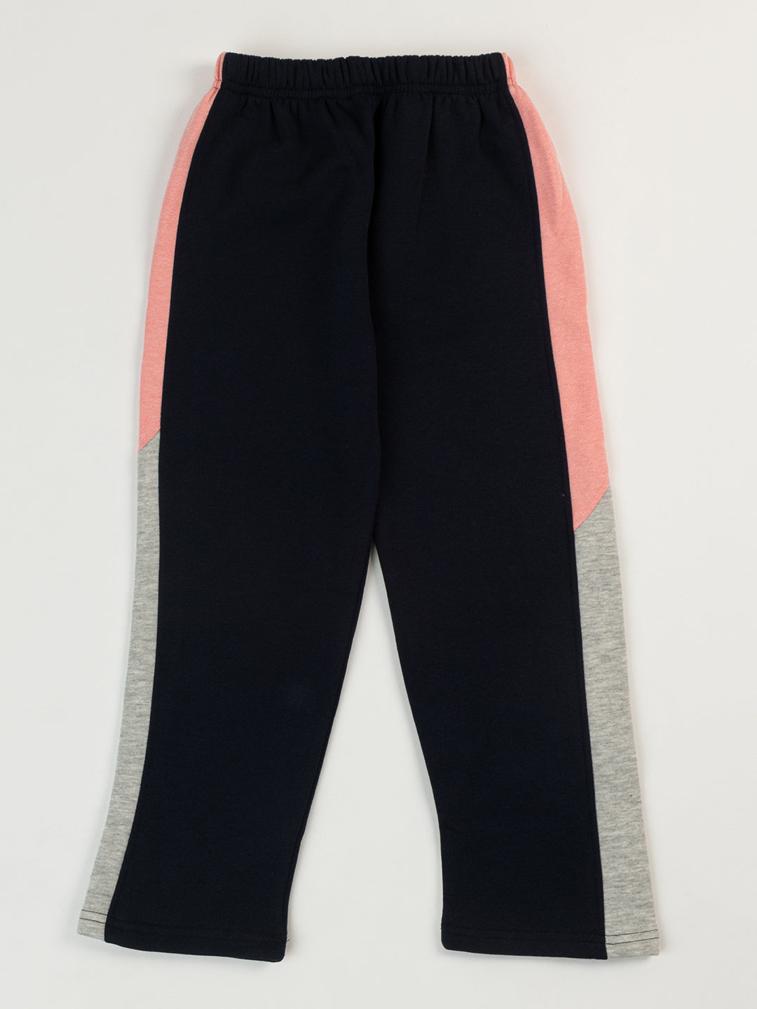 Pampolina Girls Printed Hoddie Co-ord Set- Navy