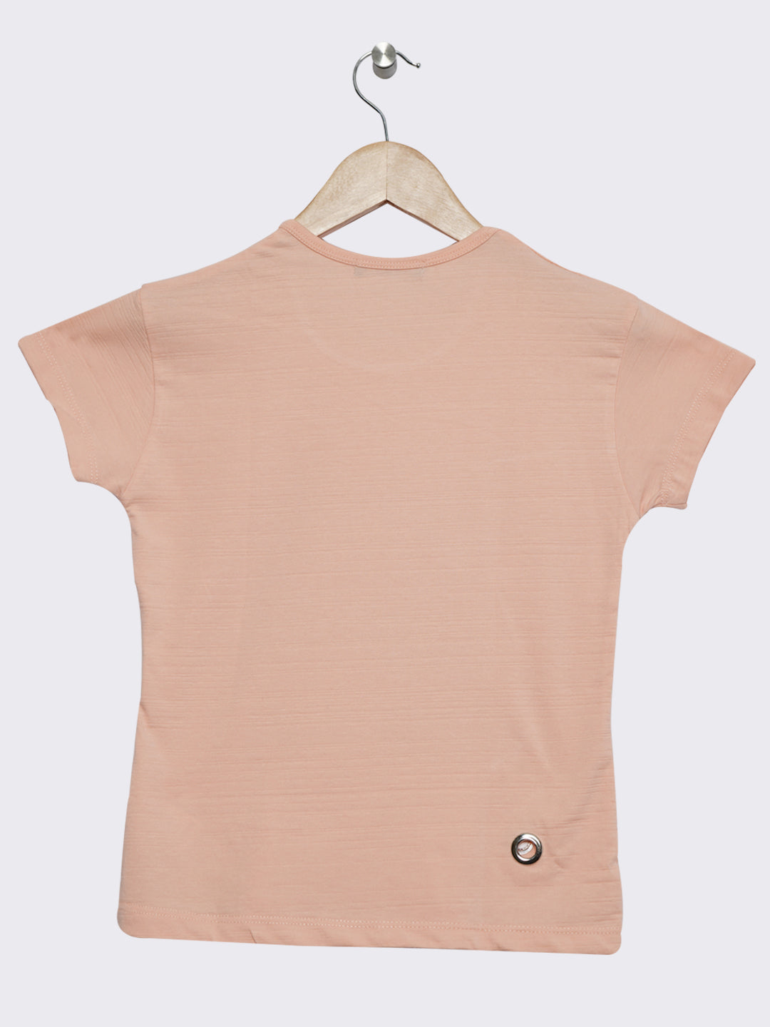 Pampolina Girls Printed Top-Peach