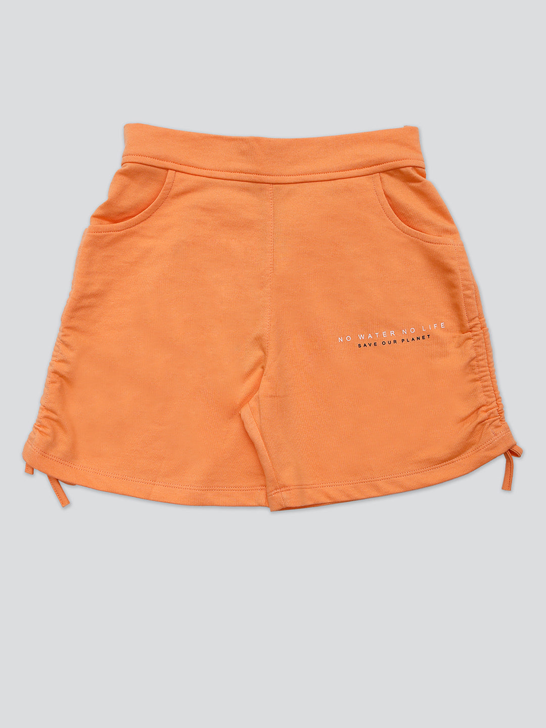 Pampolina Girls Solid Short- Orange