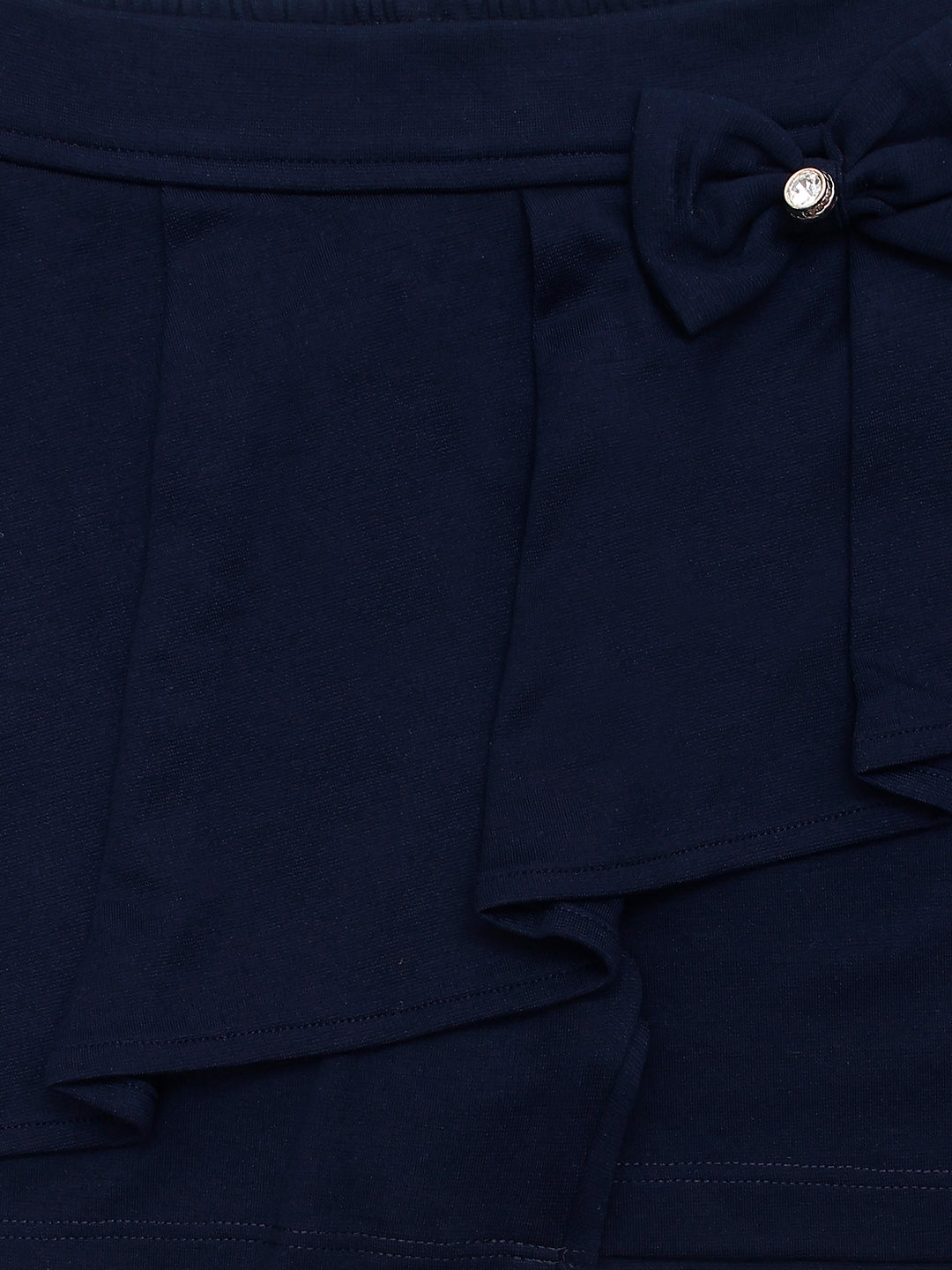 Pampolina Girls Solid Short- Navy