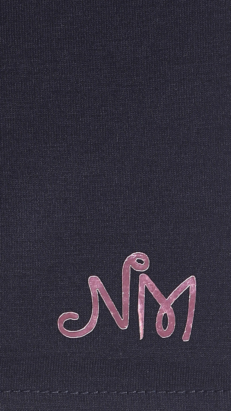 Pampolina Full Length Solid Leggings - Navy Blue