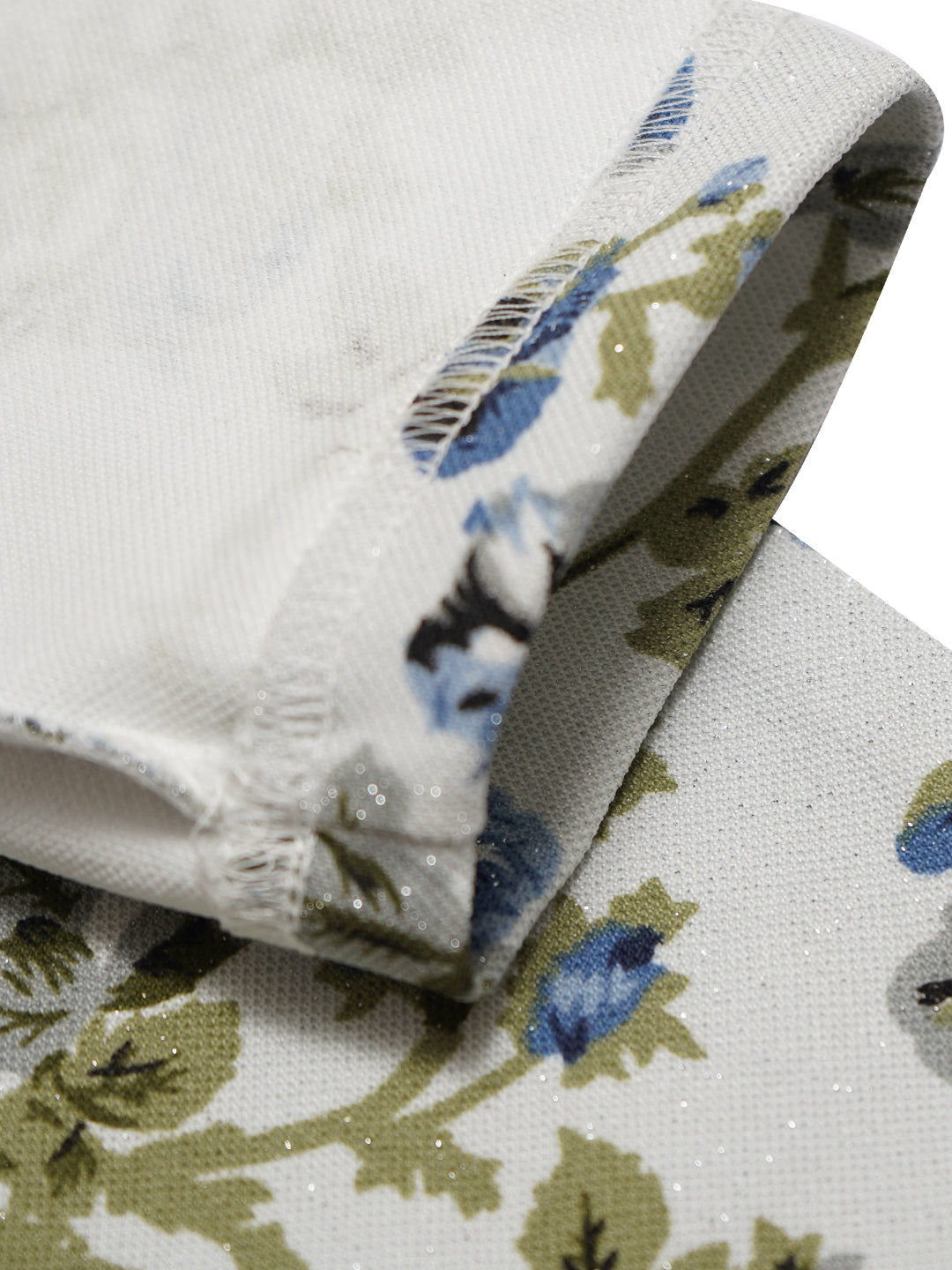 Pampolina Girls Floral Printed Legging - White