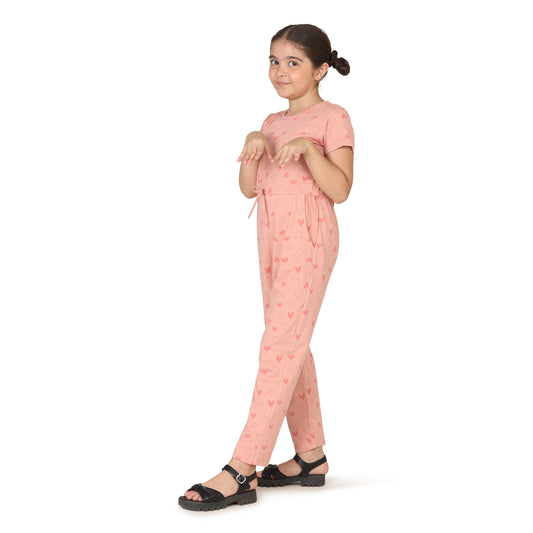 Pampolina Girls Dot Printed Shorts-Pink