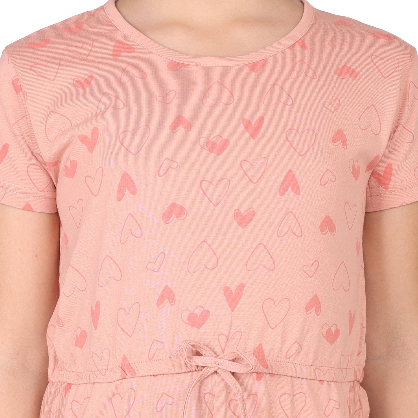 Pampolina Girls Dot Printed Shorts-Pink