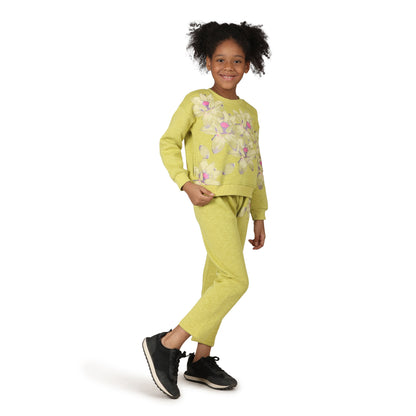 Pampolina Girls Floral Printed Track suit - Liril