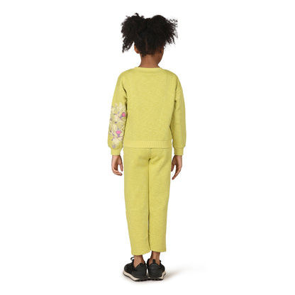 Pampolina Girls Floral Printed Track suit - Liril