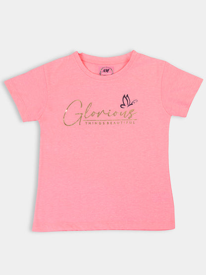 Fashionable  Printed Stretchable Tops Pack of 5 for Girls