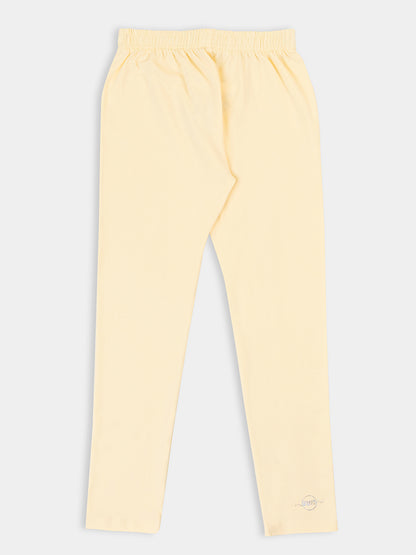 Stylish Blossoms: 4-Pack Solid Leggings for Girls