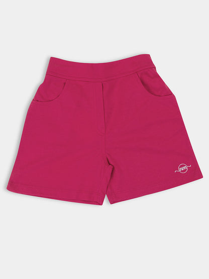 Sweet Summer Set: 5-Piece Combo of Girls' Solid Shorts
