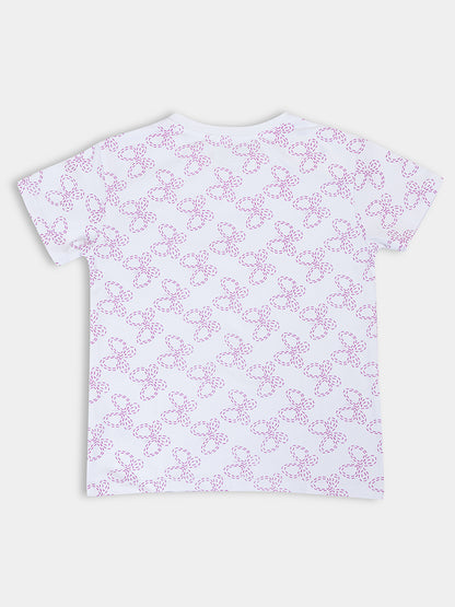 Stylish Printed Stretchable Tops Pack of 3 for Girls