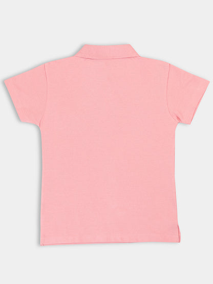 Adorable Girls Pique Knit' Half Sleeve T-Shirt 3-Combo: Solid Colors