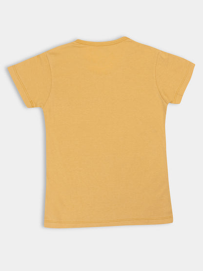 Adorable Girls' Half Sleeve Top 3-Combo: Solid Colors