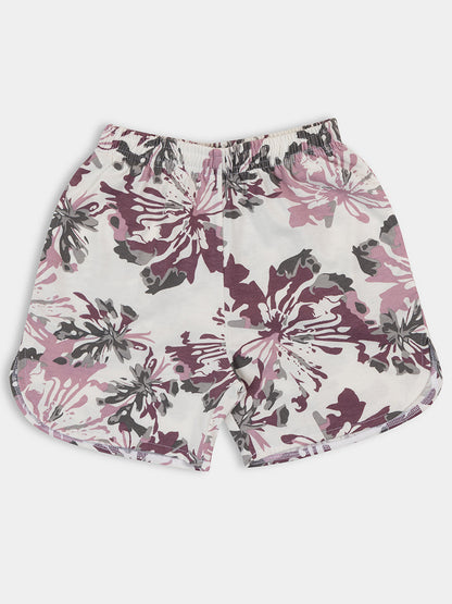 Purple Color Shorts & Capri