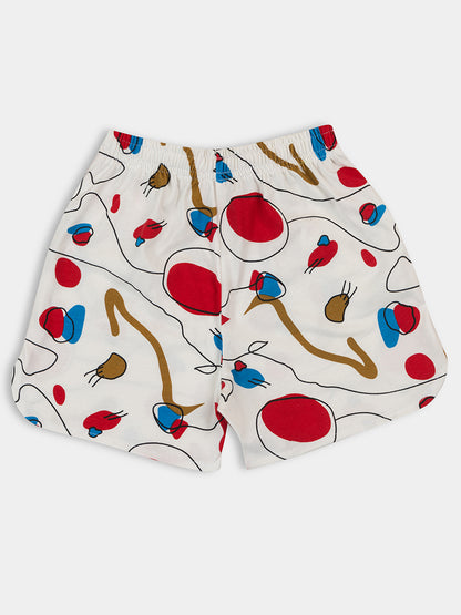 Sweet Summer Set: 3-Piece Combo of Girls' Printed Shorts