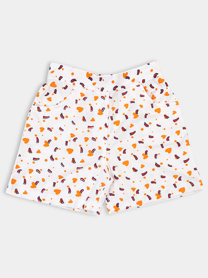 Sweet Summer Set: 3-Piece Combo of Girls' Printed Shorts