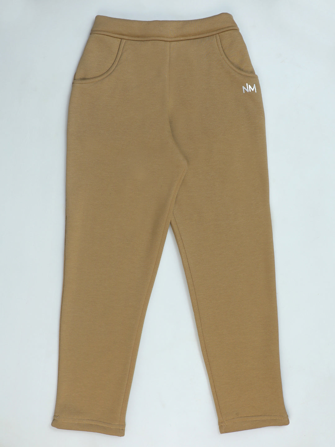 Pampolina Camel Jogger Pants with Unique Side Pocket Design