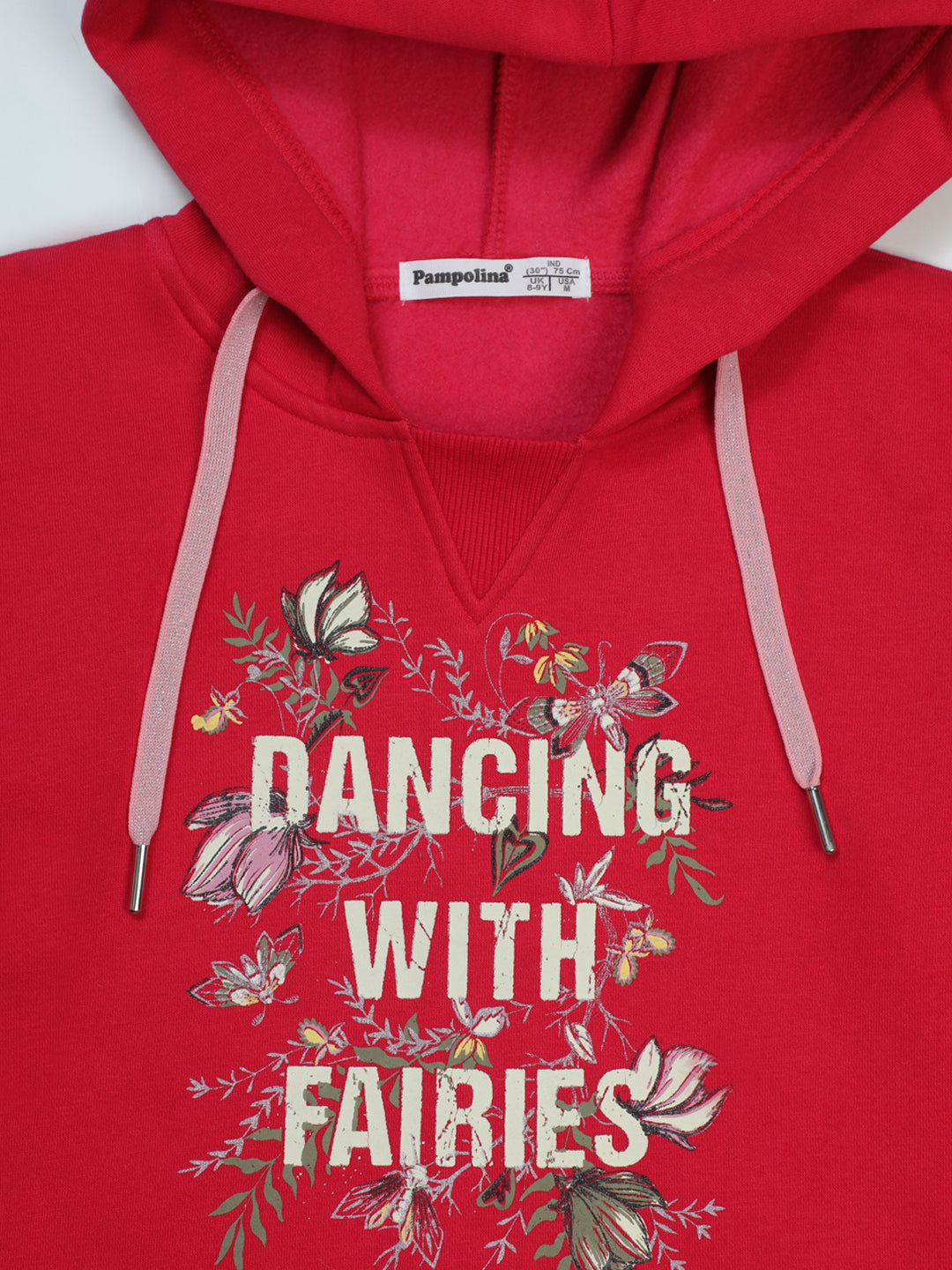 Pampolina "Dancing with Fairies "Magenta Hoodie - Girls' Cozy & Cute Sweatshirt