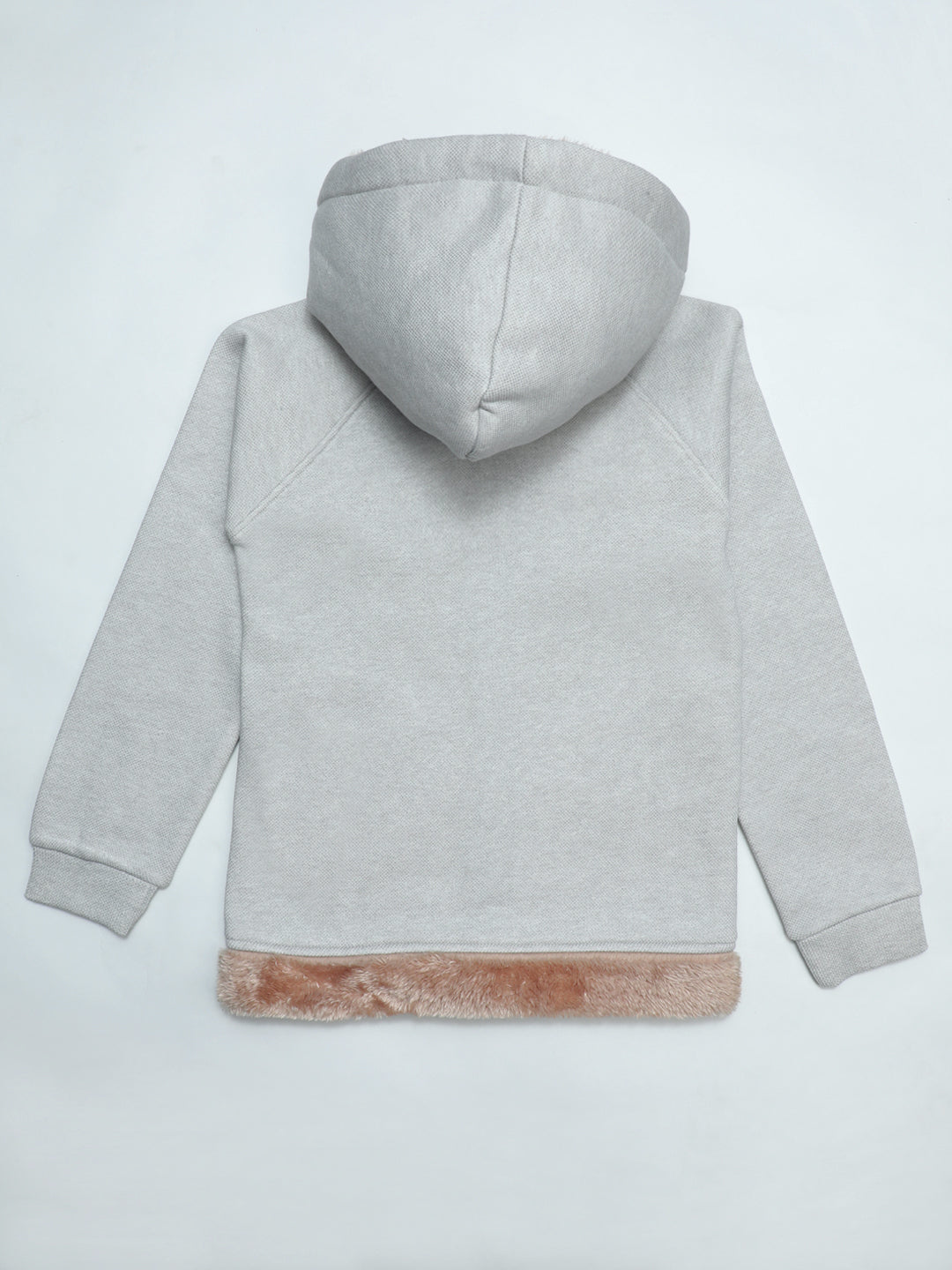 Pampolina "Always Forever Young" Grey Hoodie - Kids' Cozy Fleece Zip-Up