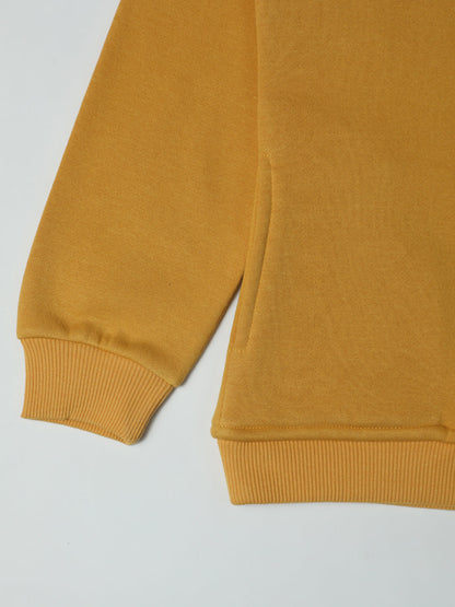 Pampolina Mustard Yellow Crew Neck Sweatshirt