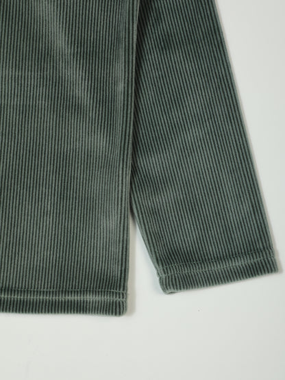 Pampolina Green Ribbed Sharing Top with Decorative Bow
