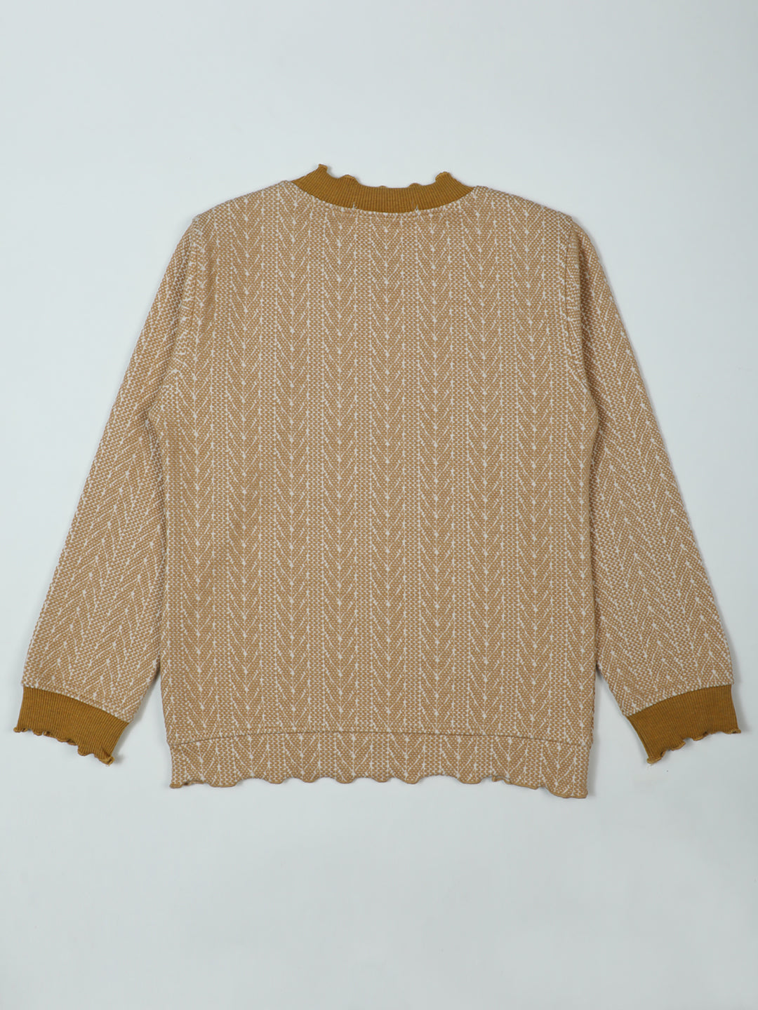 Pampolina Mustard Yellow Pre-Winter Knit Pre Winter Top