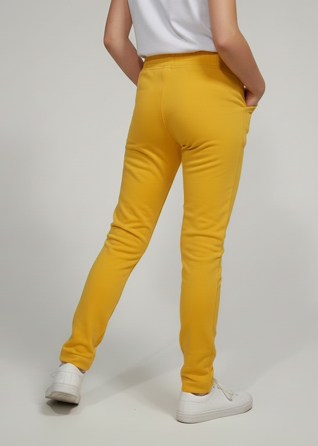 Everyday Comfort Slim-Fit Ankle Pants – Mustard Yellow