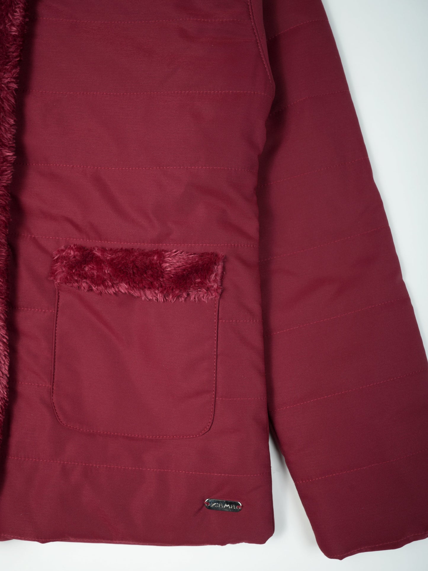 Pampolina Maroon Color Kids Jacket