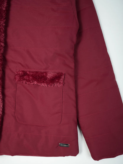 Pampolina Maroon Color Kids Jacket