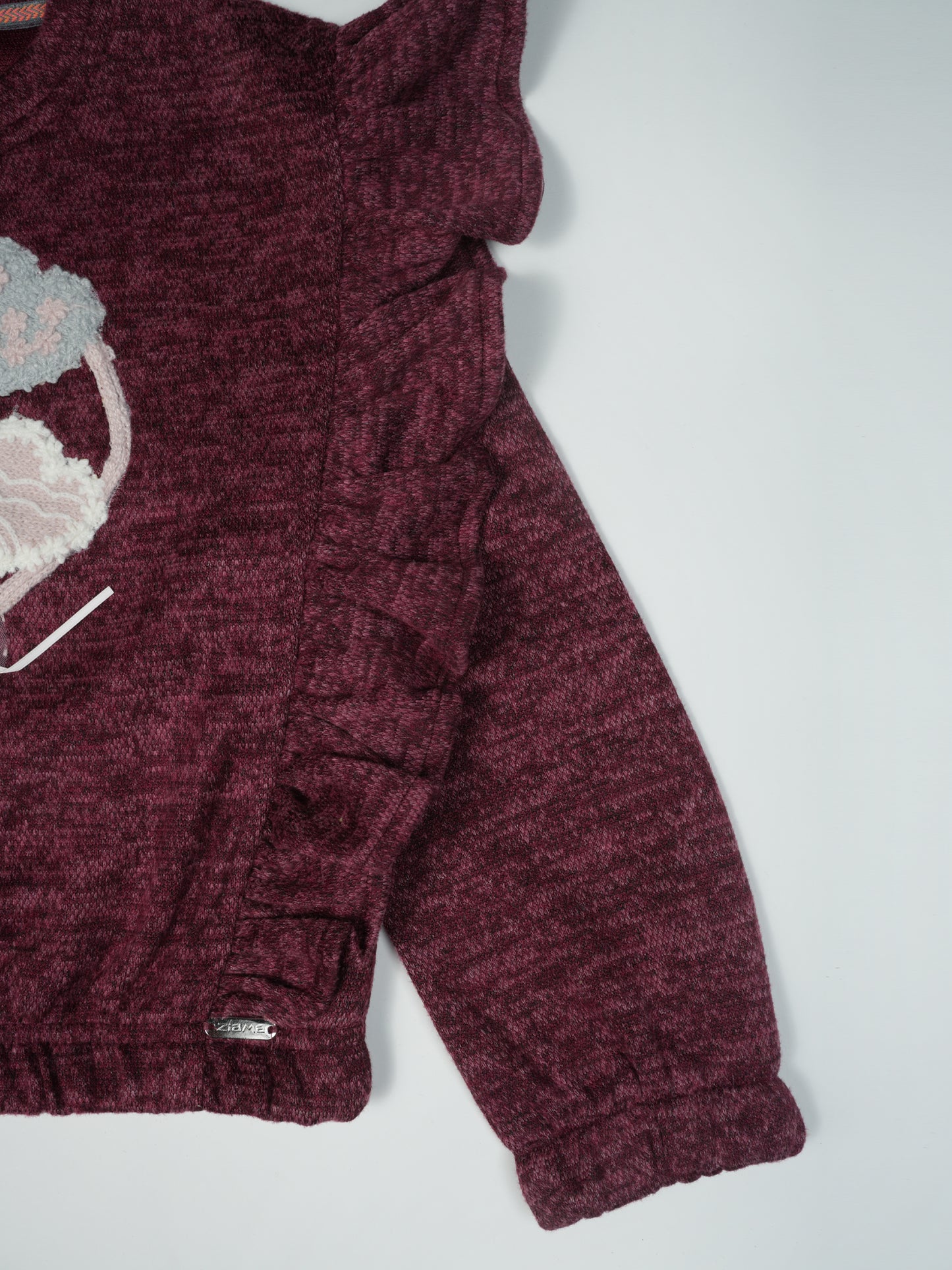 Pampolina Girls' Burgundy Cozy Code Set with Unique Design