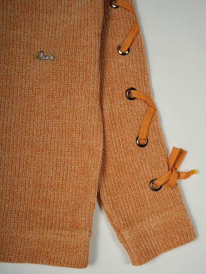 Pampolina mustard Glitter Sweatshirt with Unique "Love" Design