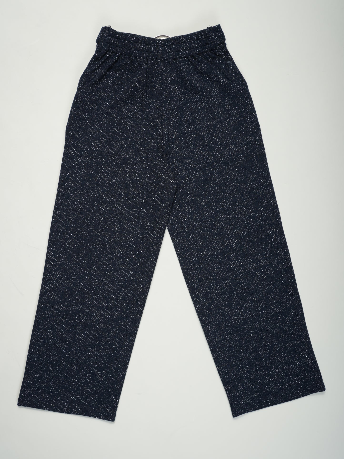 Pampolina Girls' Navy Glitter Pants with Unique Design