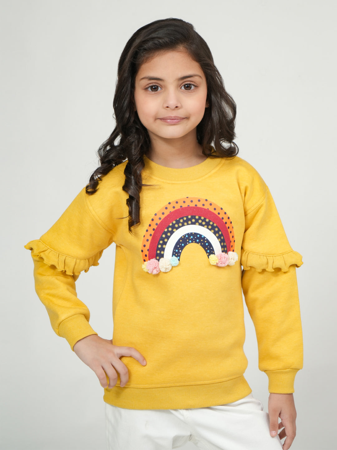 Pampolina Rainbow Sweatshirt - Youthful Elegance