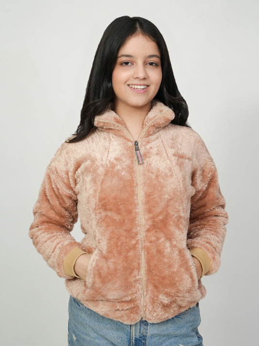 Pampolina Soft Plush Zip-Up Jacket