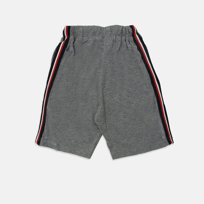 Pampolina Boys Solid Shorts-Grey