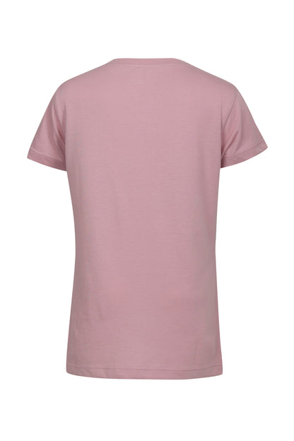 Pampolina Girls  Sequined Printed Top - O.Pink
