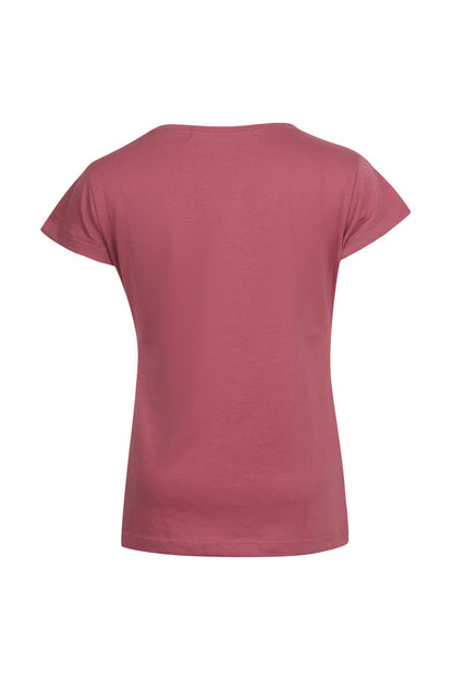 Pampolina Girls Sequined Printed Top- O.Pink